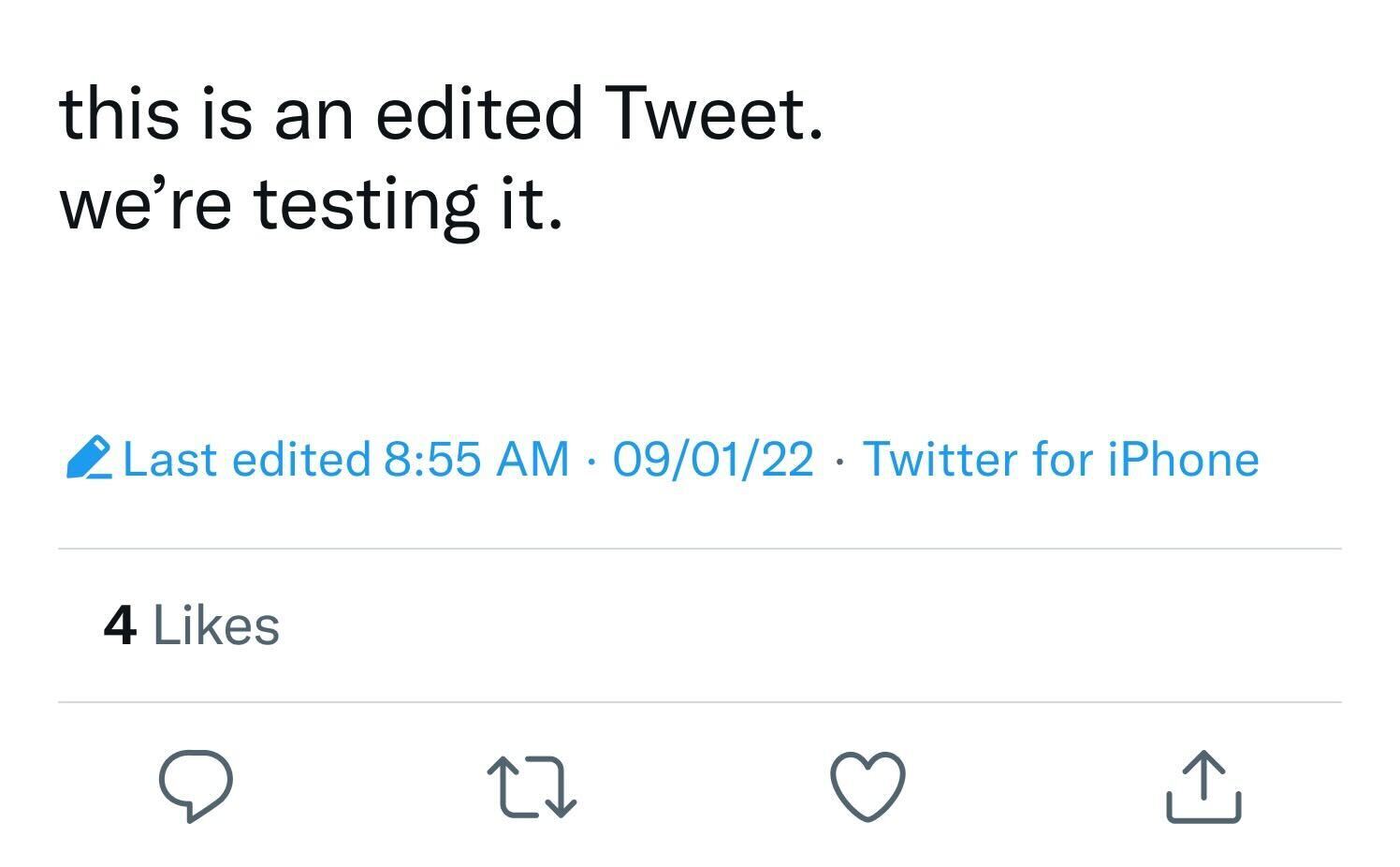 Twitter, Tweet Düzenleme Özelliği Edit Tweet’i Test Ediyor 