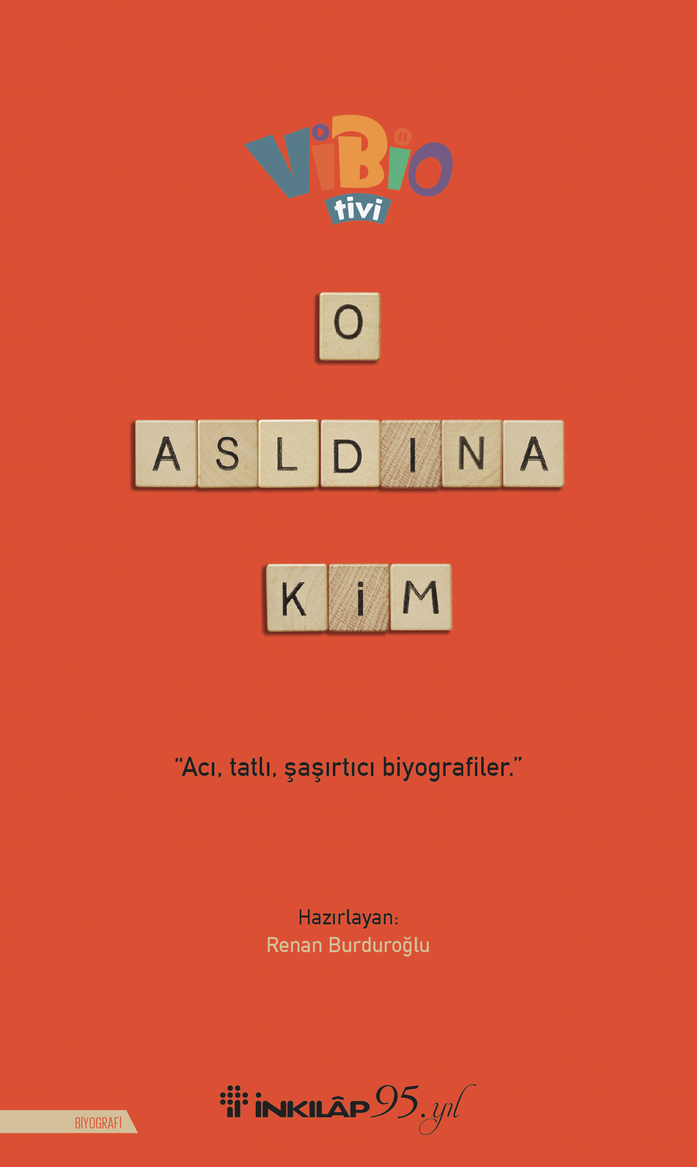 RENAN BURDUROĞLU’NUN  84 ÜNLÜ İSME YER VERDİĞİ  “O ASLINDA KİM?”  İNKILÂP KİTABEVİ ETİKETİYLE RAFLARDA!