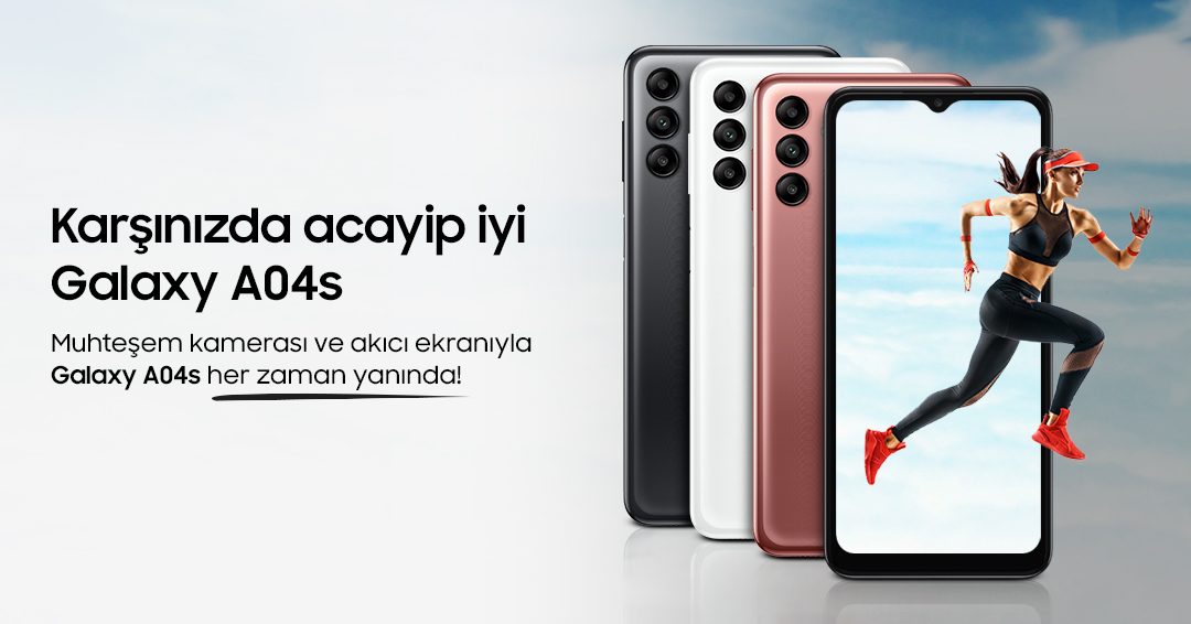 Samsung, ileri Galaxy inovasyonlarını bir arada sunduğu yeni Galaxy A04S’i tanıttı!