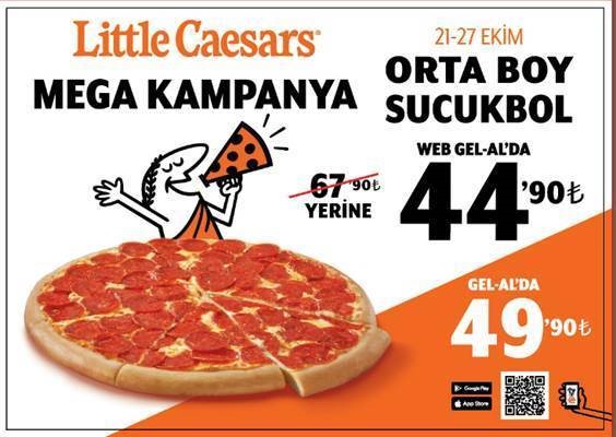 LITTLE CAESARS’TAN PİZZASEVERLERE MEGA KAMPANYA