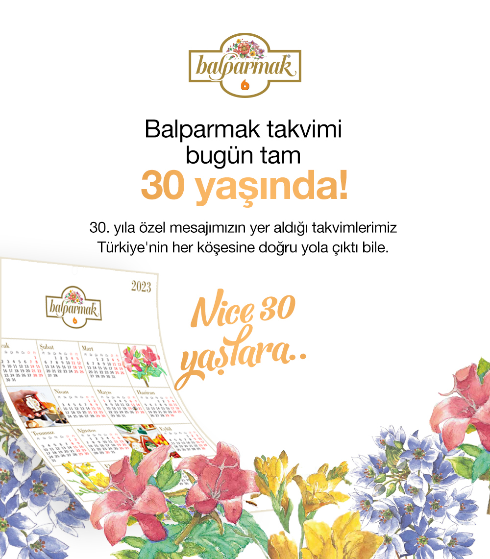 Geleneksel Balparmak Takvimi 30 Yaşında! 