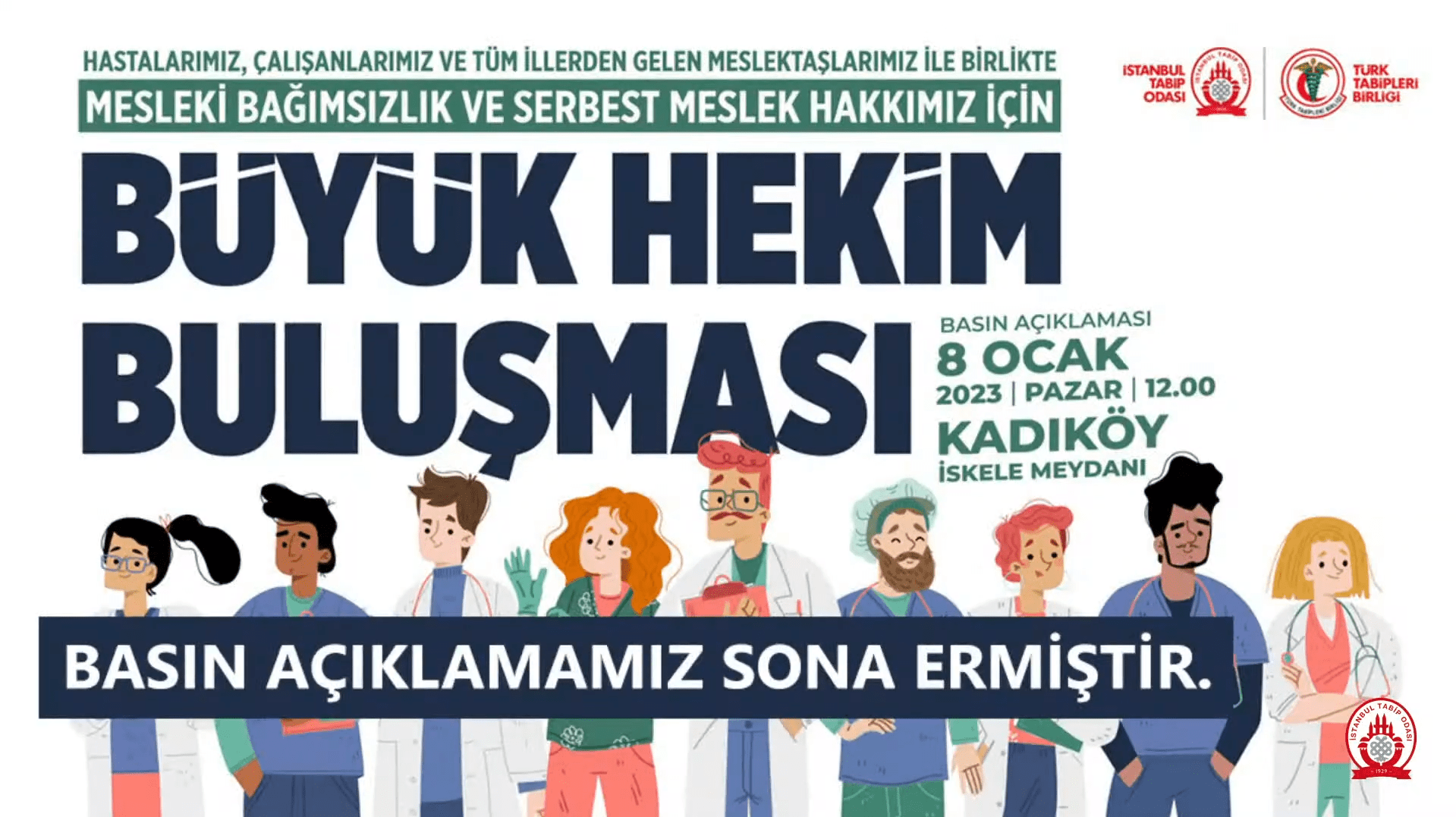 6 Ekim Yönetmeliği İçin Hekimler Tek Yürek !