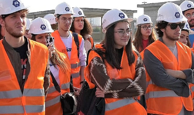 MAKÜ’lü öğrenciler katlı otopark projesini inceledi