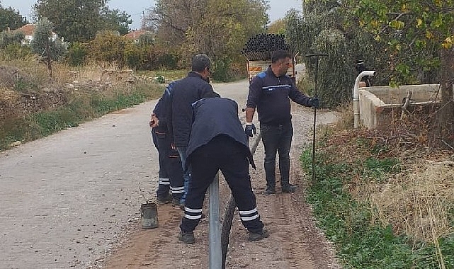 MUSKİ, Milas Çamovalı’da içme suyu çalışmalarını tamamladı