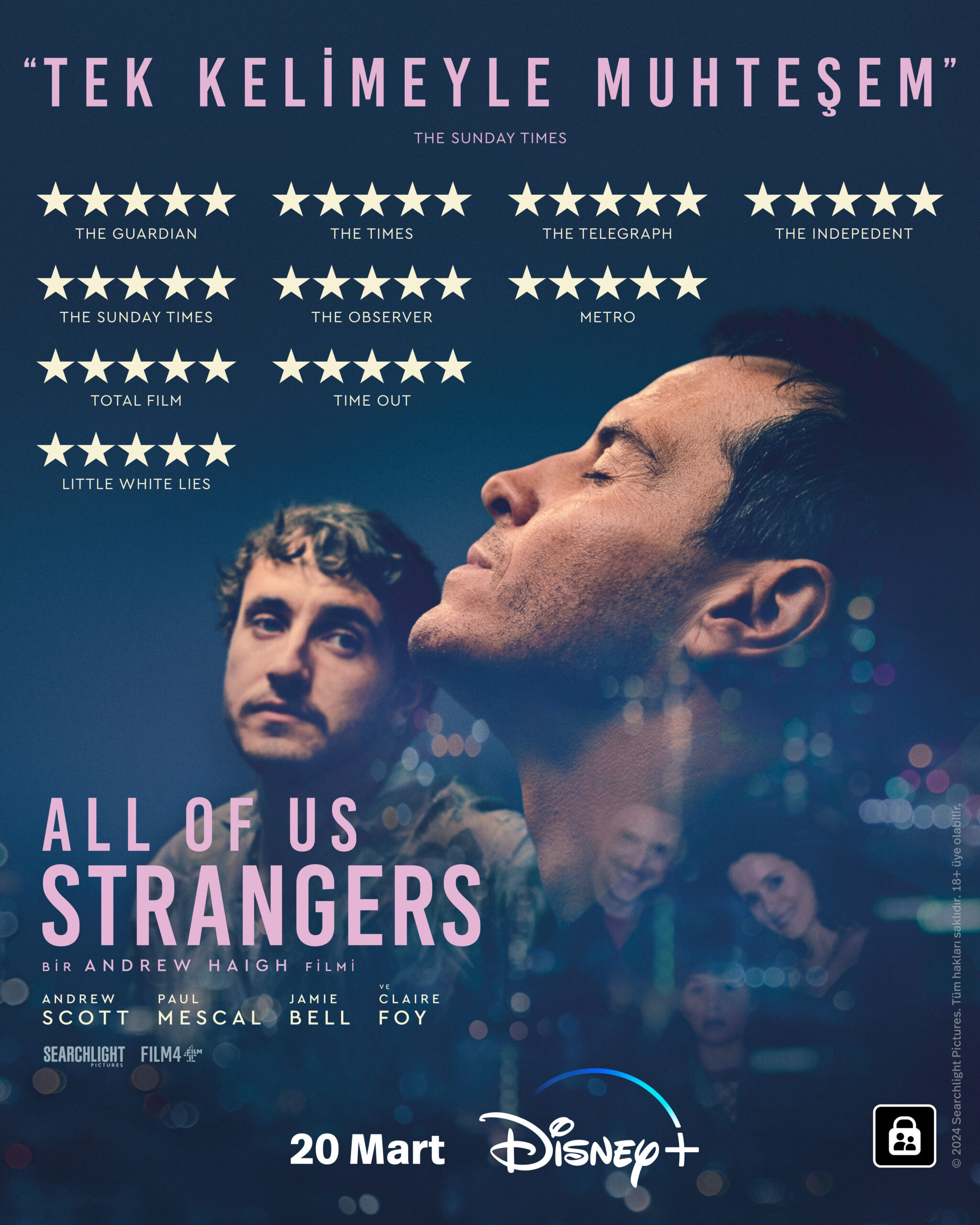 ÖDÜL SEZONUNUN GİZLİ HAZİNELERİNDEN   ‘ALL OF US STRANGERS’, 20 MART’TAN İTİBAREN SADECE DISNEY+’TA!