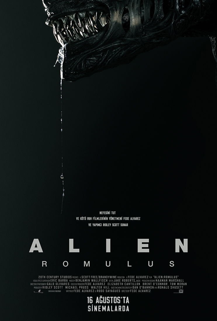 SİNEMA TARİHİNİN EN KORKUTUCU KÜLT SERİSİ ‘ALIEN’IN   SON FİLMİ ‘ALIEN: ROMULUS’TAN İLK TANITIM VE AFİŞ YAYINLANDI