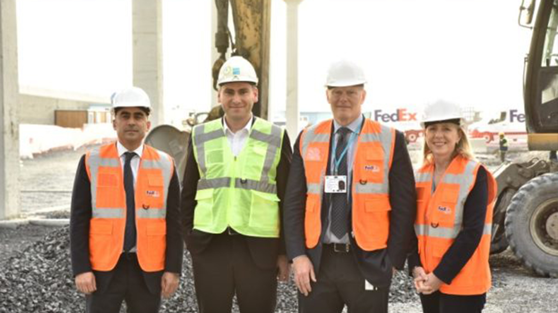 FedEx  İGA İstanbul Havalimanı’da inşaatı devam eden yeni küresel hava transit tesisini ziyaret etti