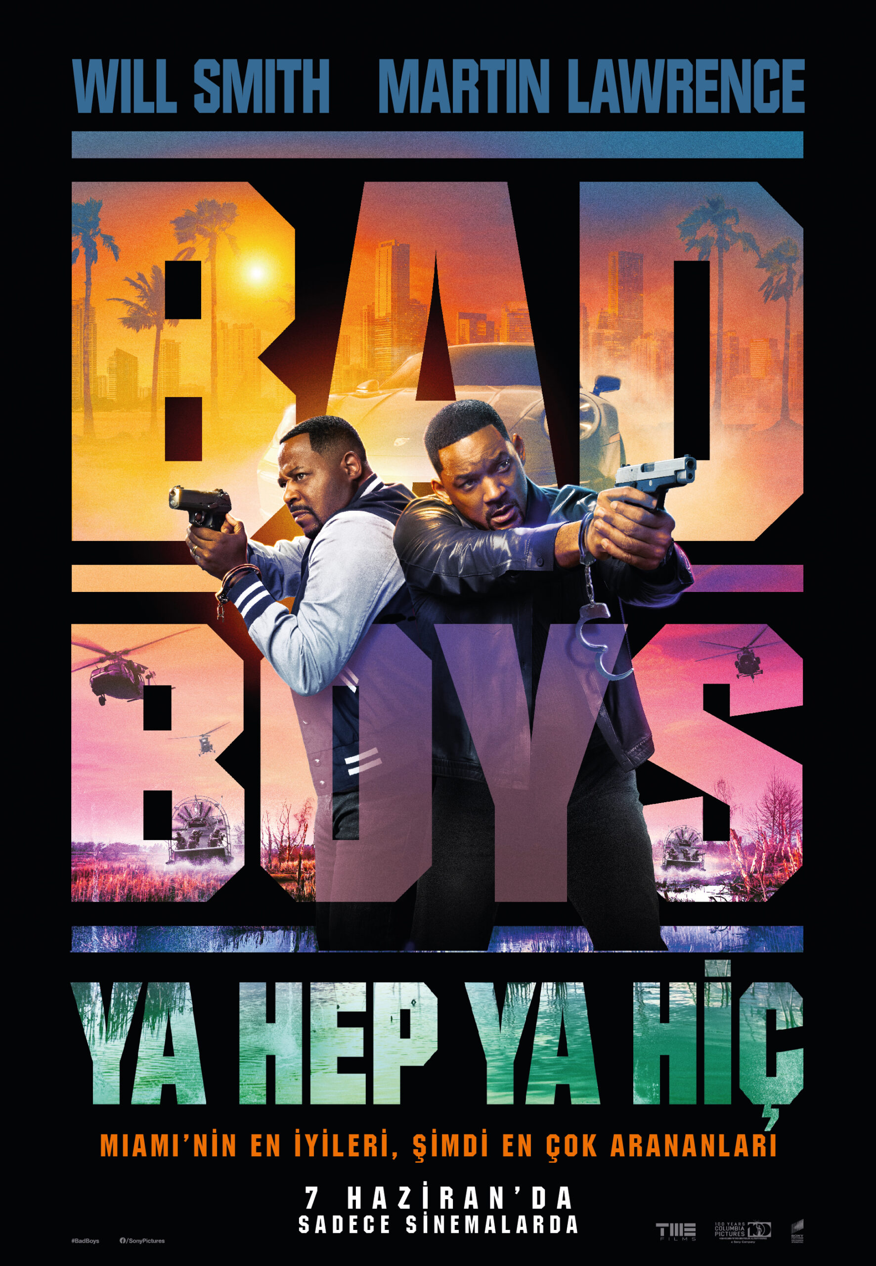 Miami’nin En İyileri, Şimdi En Çok Arananları…  Bad Boys: Ya Hep Ya Hiç’in posteri yayınlandı!