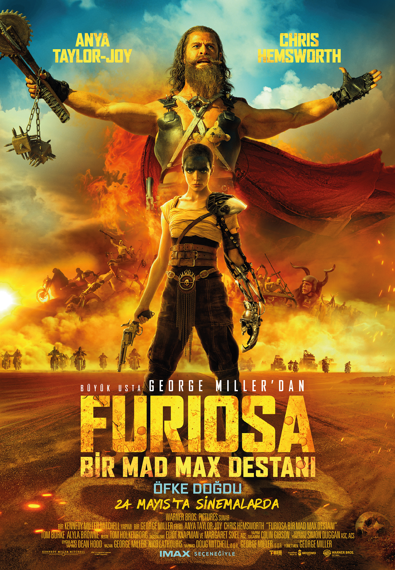 Mad Max efsanesi Furiosa ile devam ediyor!    “Furiosa: Bir Mad Max Destanı”nın   yeni posteri yayınlandı!
