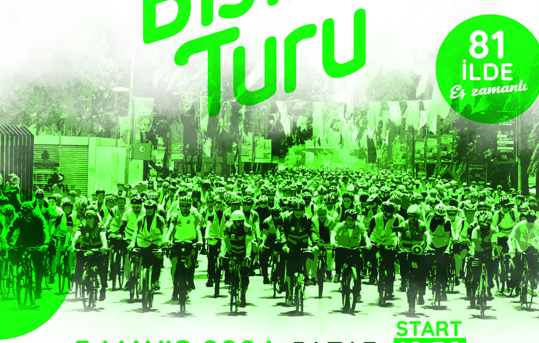 11. Yeşilay Bisiklet Turu 5 Mayıs Pazar günü düzenleniyor