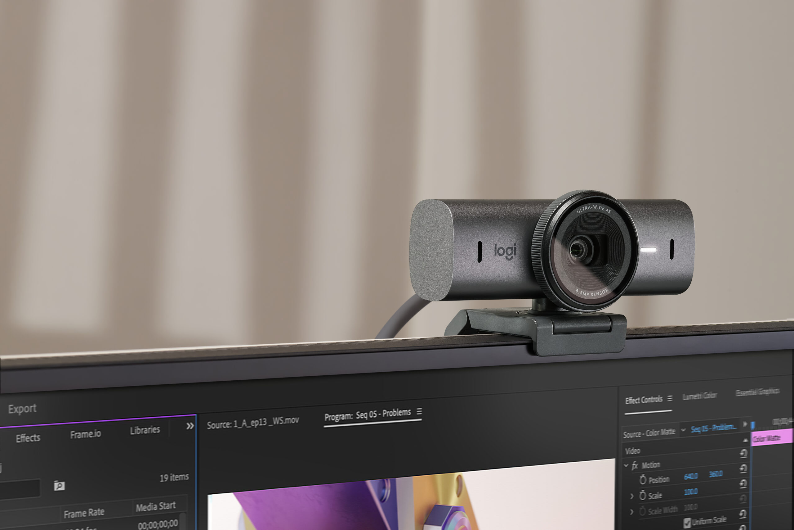 Logitech, Yeni ve Gelişmiş Web Kamerası  MX Brio’yu Duyurdu