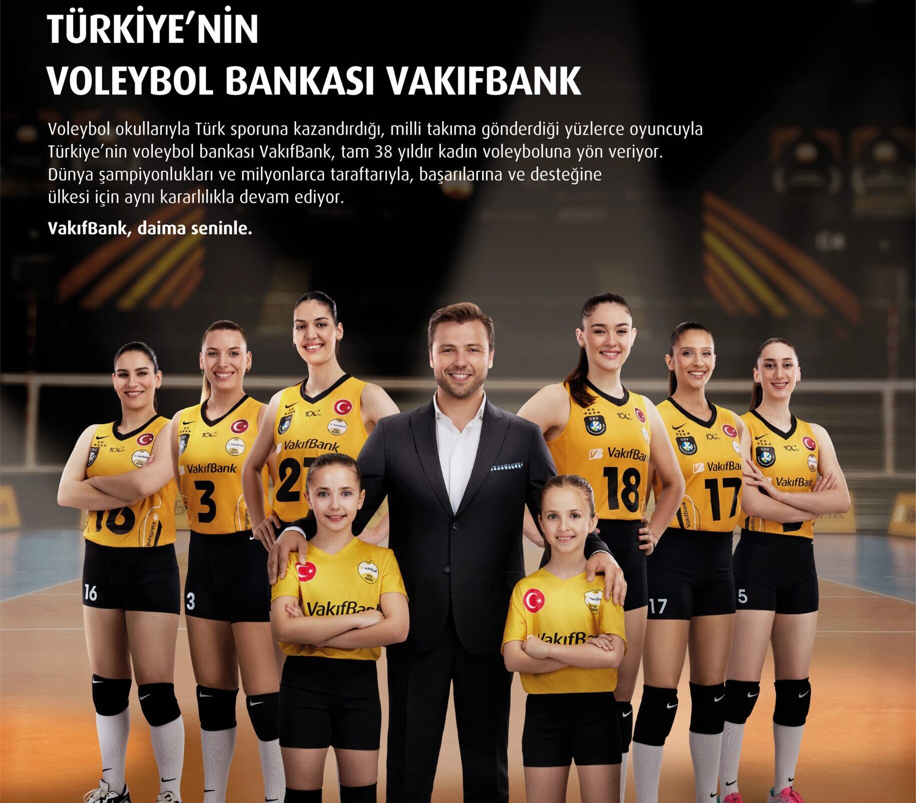 Türk voleybol tarihine atılan 38 yıllık imzanın özeti VakıfBank’ın yeni reklam filminde!