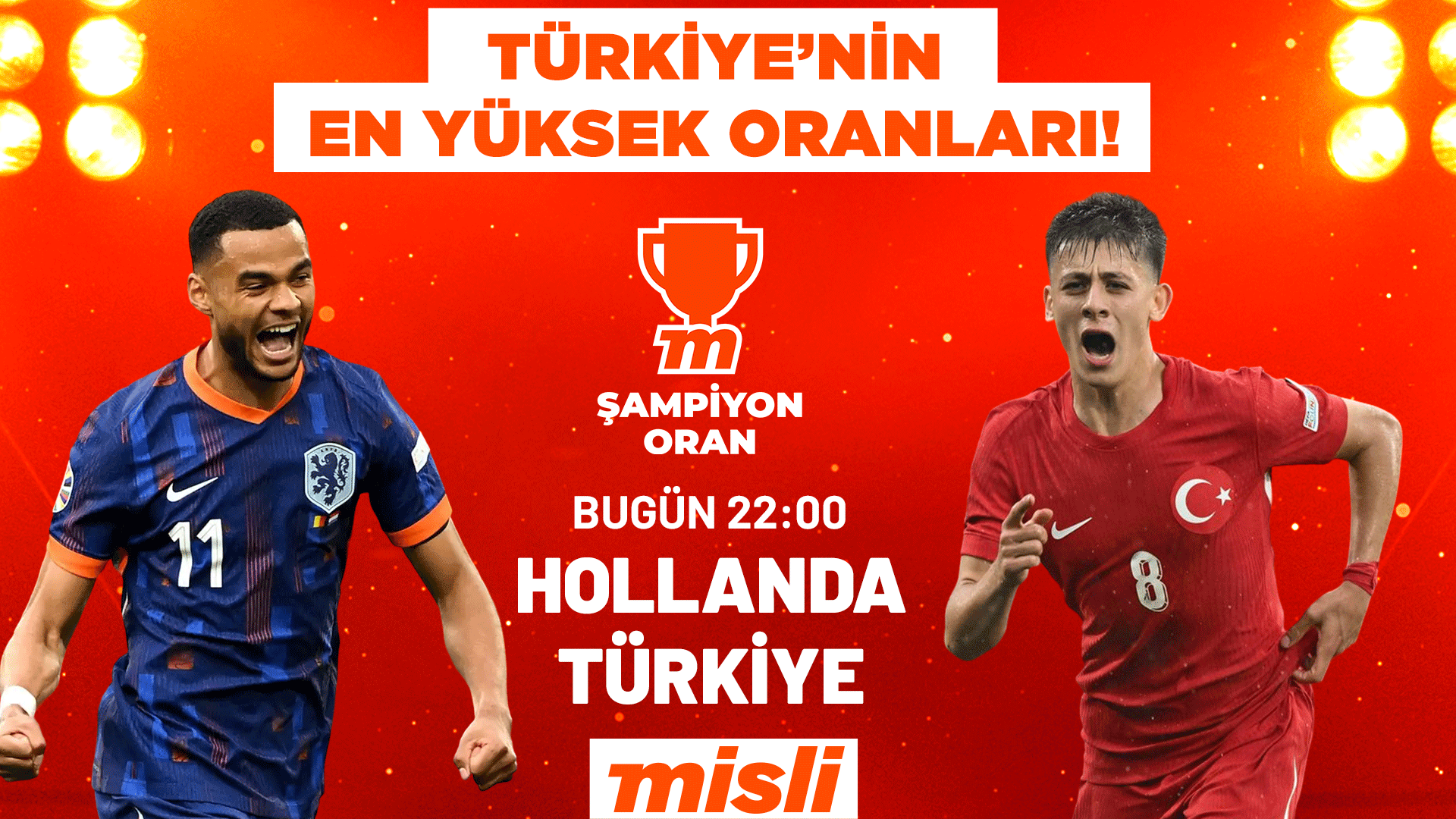 Yarı final yolunda Türkiye’nin en yüksek oranlar yine Misli’de!