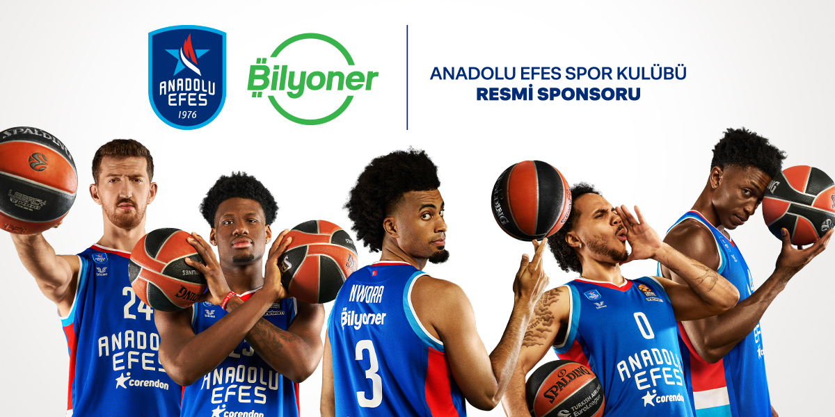 Bilyoner ile Anadolu Efes arasındaki iş birliği 6. yılında 