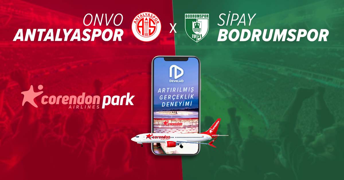 Corendon Airlines’tan Onvo Antalyaspor-Sipay Bodrum FK maçında sürpriz boarding deneyimi