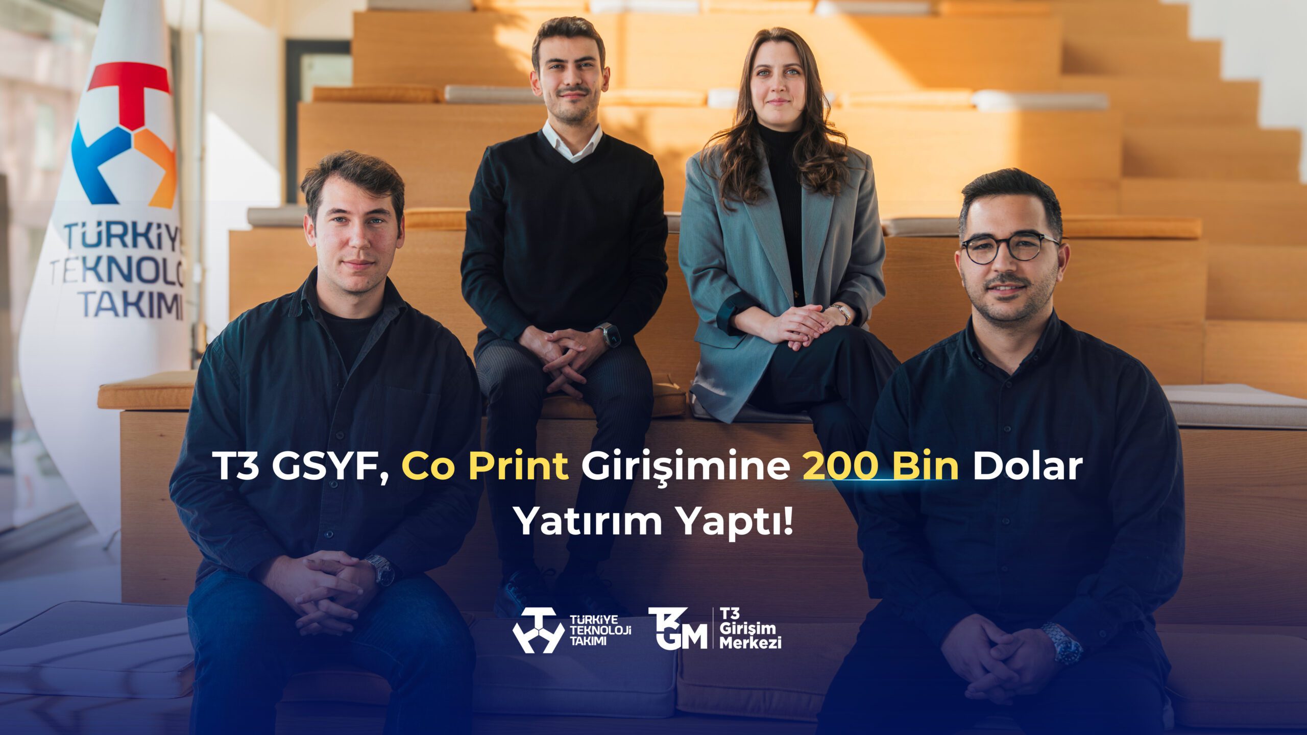 T3 Girişim Sermayesi Yatırım Fonu, Co Print’e 200 Bin Dolar Yatırım Yaptı!