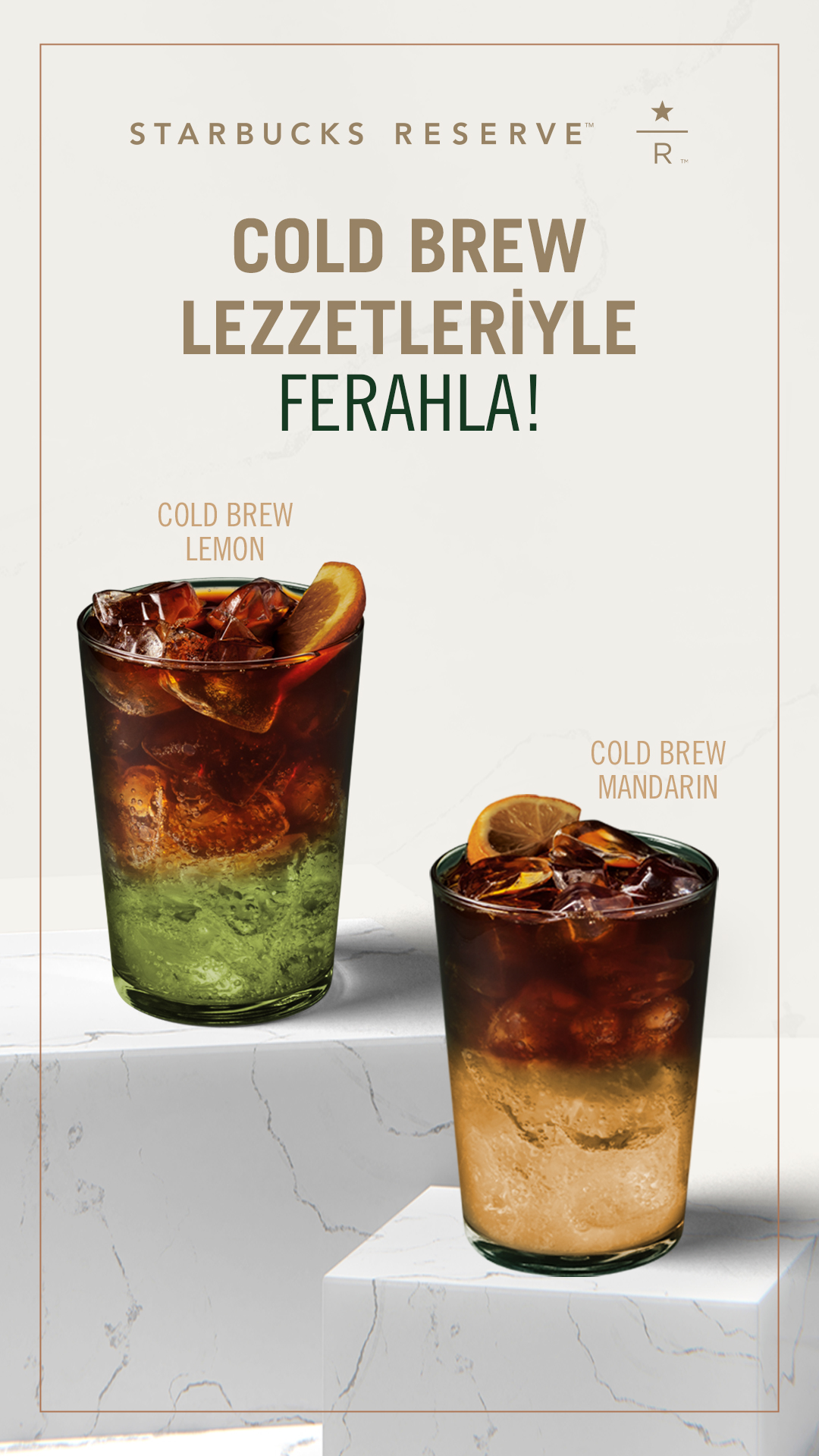 Starbucks Reserve™’den Ferahlatan   Cold Brew Lezzetleri