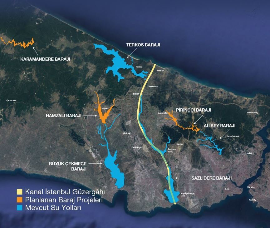 KANAL İSTANBUL PROJESİ’NE YARGI FRENİ  REZERV ALAN VE ÇEVRE DÜZENİ PLANI İPTAL EDİLDİ