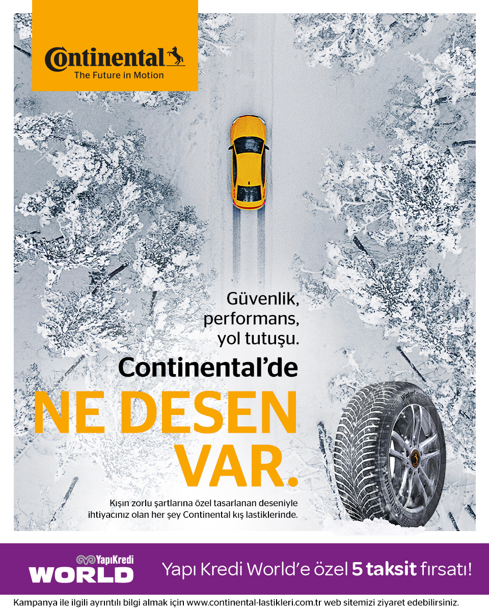 Continental kış lastikleri  “Ne desen var” kampanyasıyla, yola çıkana arka çıkmaya kışın da devam ediyor