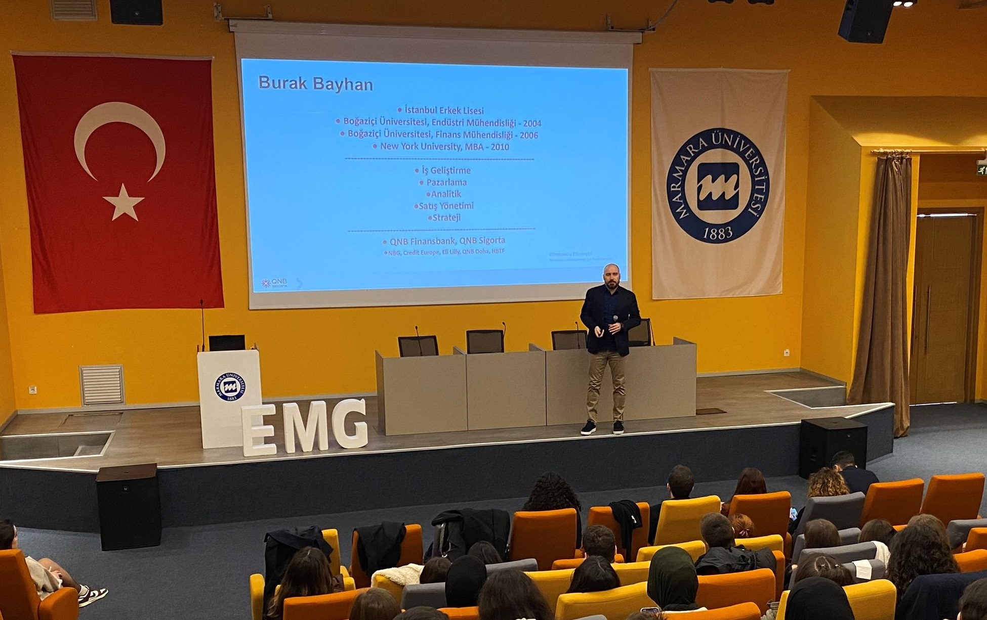 QNB Sigorta, Marmara Üniversitesi Endüstri Mühendisliği Günleri’nde Genç Yeteneklerle Buluştu!