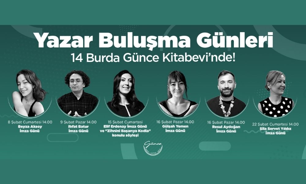 14 Burda AVM’de Yazar İmza Günleri başlıyor