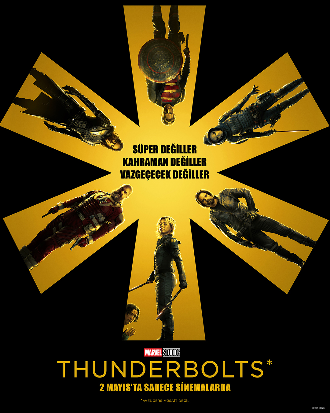 MARVEL STUDIOS YAPIMI “THUNDERBOLTS*” FİLMİNDEN YENİ FRAGMAN VE AFİŞ, SUPER BOWL’DA TANITILDI!