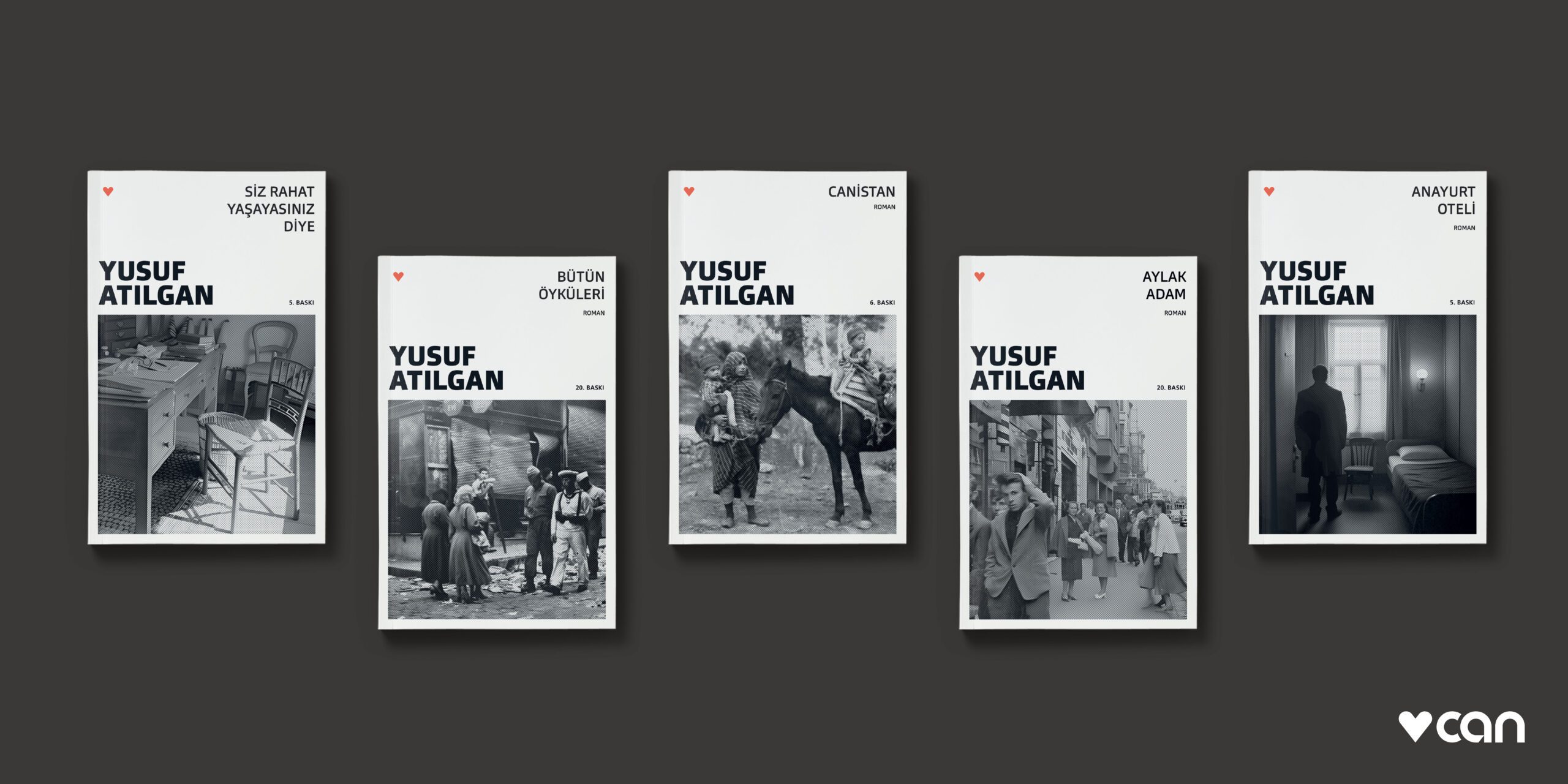 Yusuf Atılgan’ın tüm eserleri yeni kapak tasarımlarıyla raflarda
