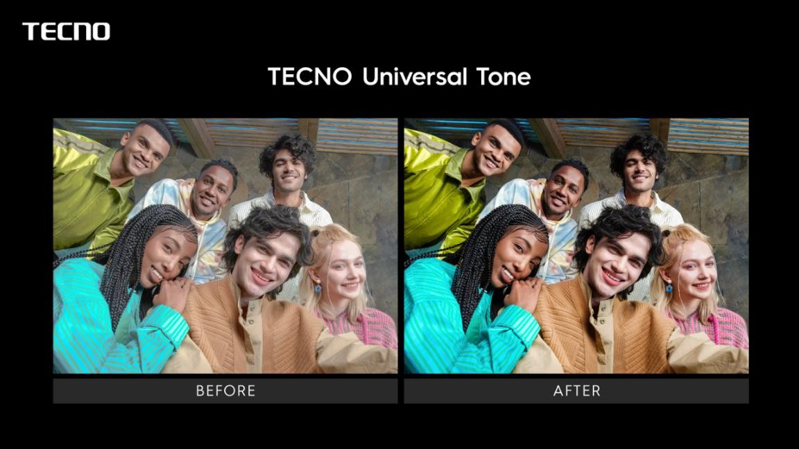 TECNO, Daha Kapsayıcı Mobil Görüntüleme için Genişletilmiş Cilt Tonu Renk Kartı ile Universal Tone’u Geliştirdi