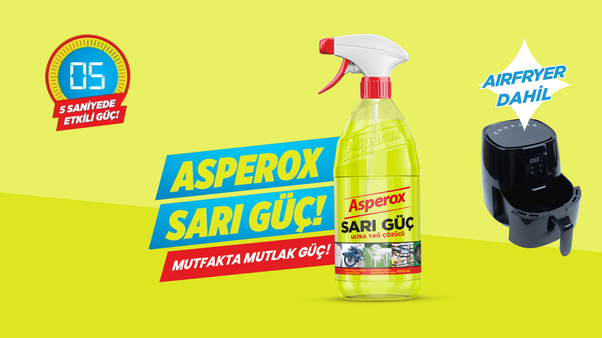 Asperox Sarı Güç, “Mutfakta Mutlak Güç” Sloganıyla Yeni Reklam Filmi Serisini Yayınladı