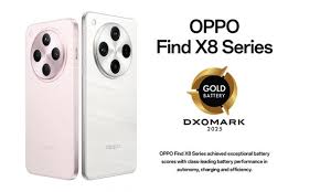 OPPO Find X8 Serisi DXOMARK Altın Pil Ödülü’nü kazandı