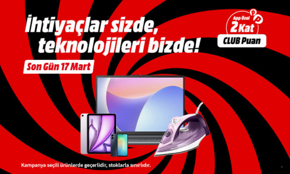 “İhtiyaçlar Sizde, Teknolojiler MediaMarkt’ta” Kampanyası ile teknoloji alışverişinin tam zamanı!