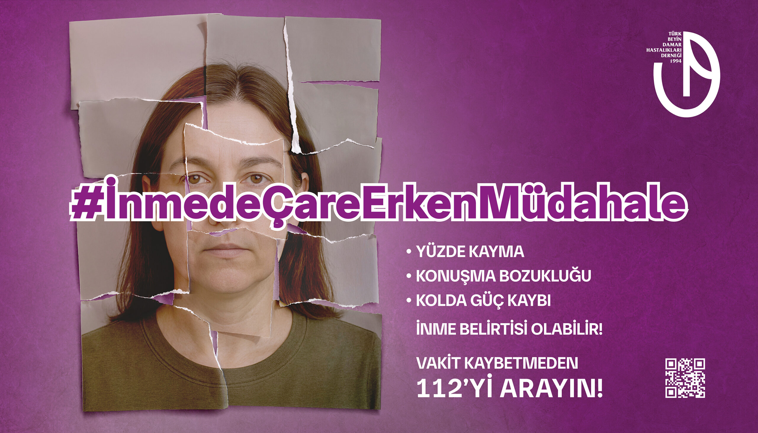 Türk Beyin Damar Hastalıkları Derneği’nden 10 Mayıs Dünya İnme Farkındalığı Günü’nde Anlamlı Kampanya:   “İnmede Çare Erken Müdahale” 