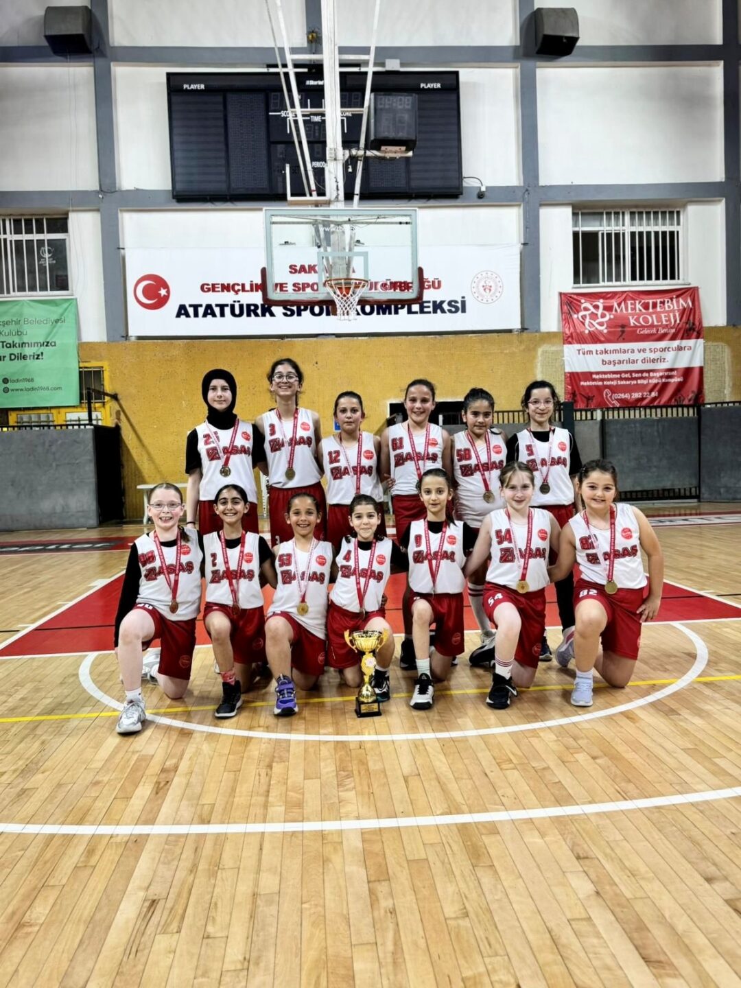ASAŞ U11 Kız Basketbol Takımı Sakarya Şampiyonu Oldu