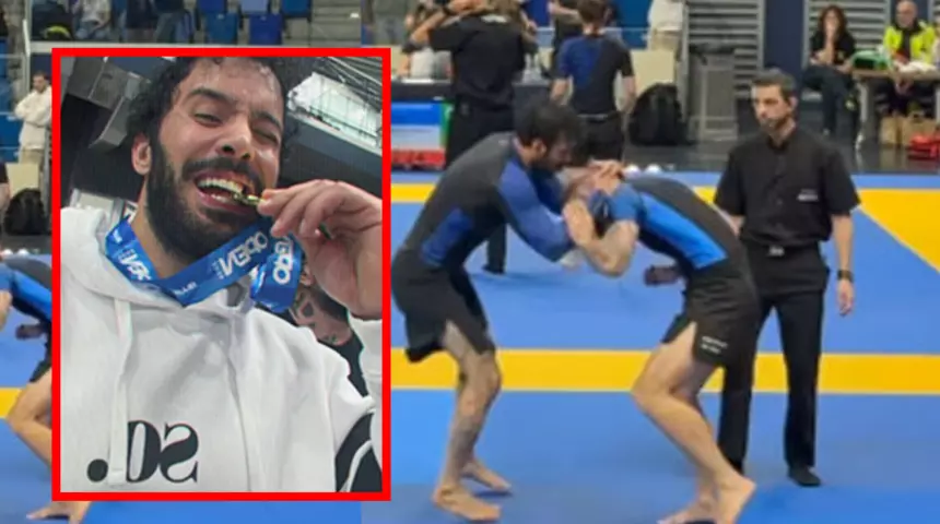 Barış Arduç’un Jiu-Jitsu şampiyonasında altın madalya kazandı