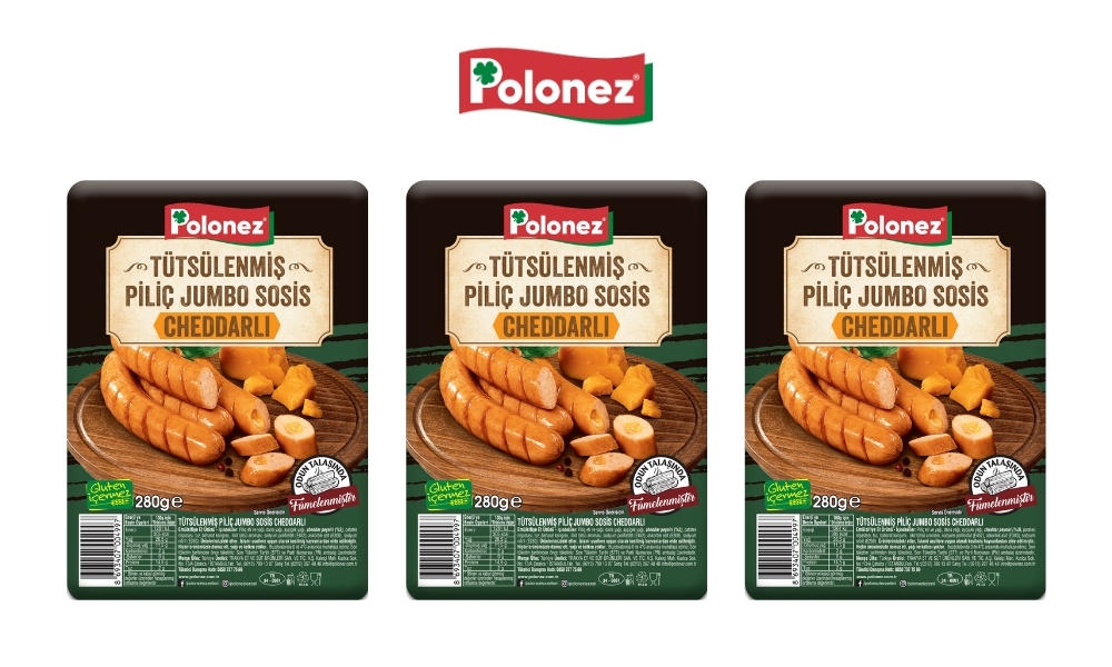 Polonez’den Tütsülenmiş Jumbo Sosis ailesine yeni üye: Cheddarlı!